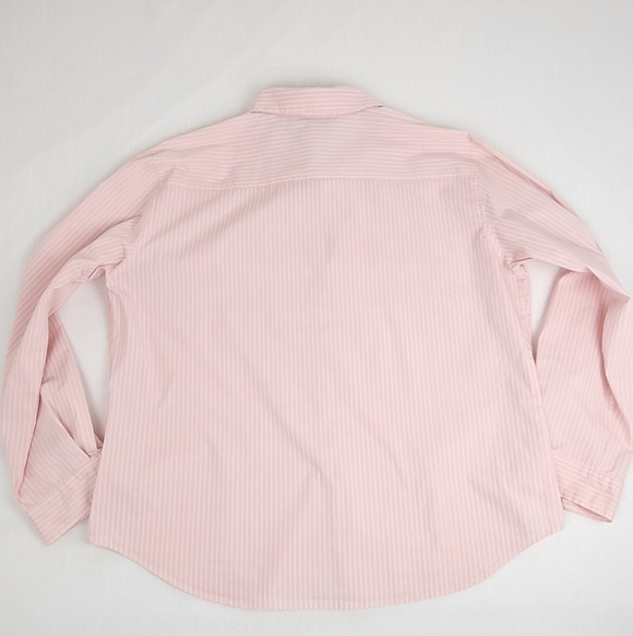 Vintage Chico's Design Pink And White Stripe Button Down Top. - Picture 8 of 8
